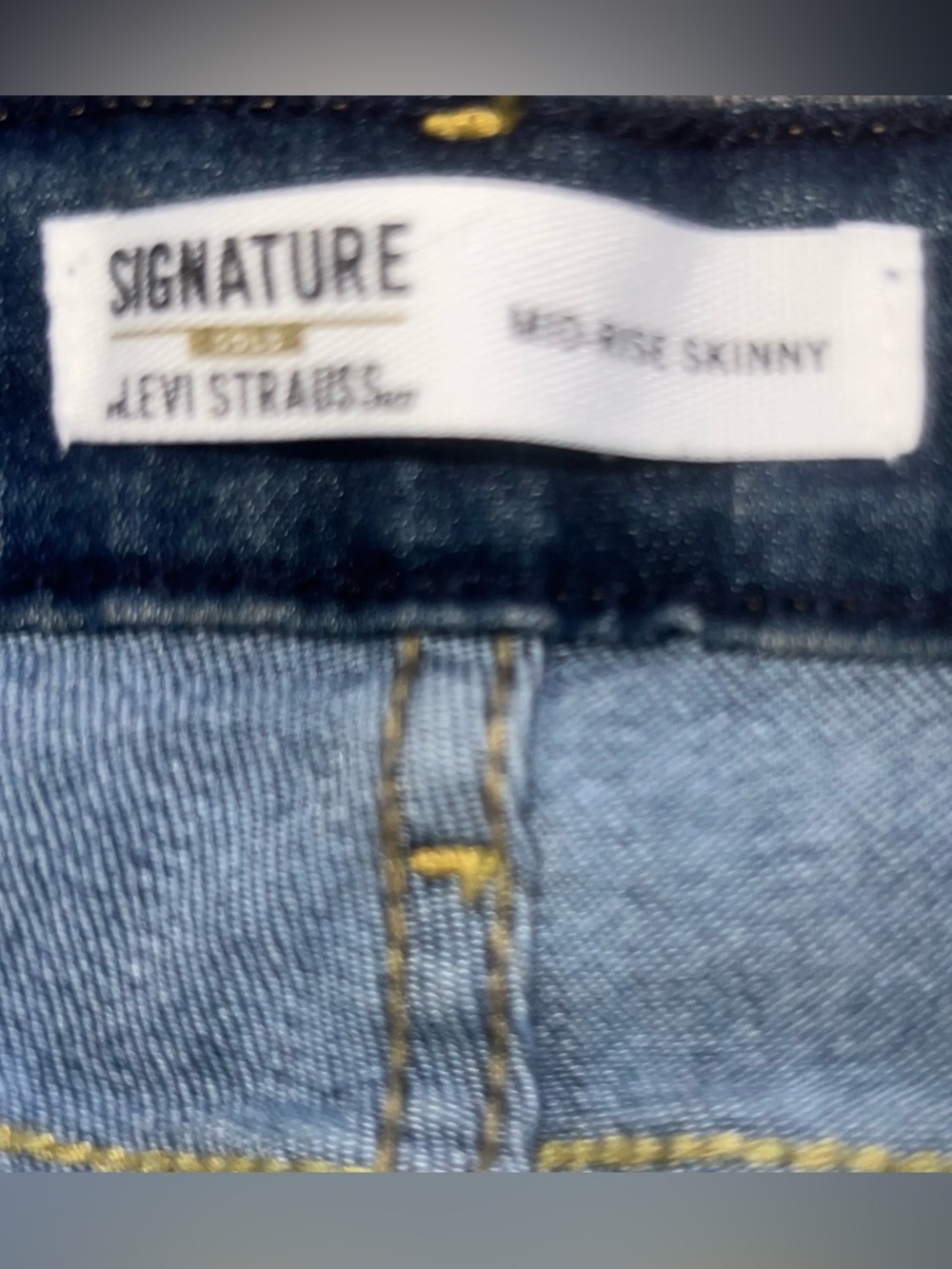Levi's Signature Mid-Rise Skinny Jeans/20M - Picture 5 of 8